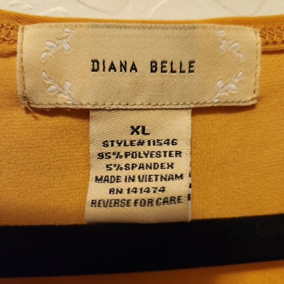 Zara Mustard Tank Top with Crisscross Detail - Picture 3 of 3